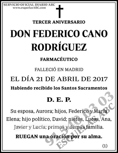 Federico Cano Rodríguez