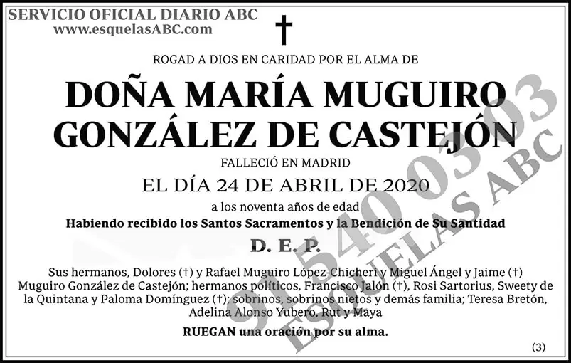 María Muguiro González de Castejón