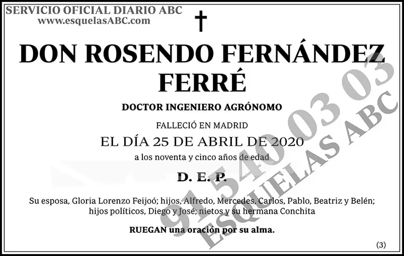 Rosendo Fernández Ferré