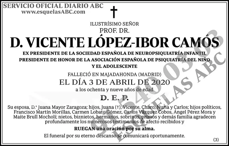 Vicente López-Ibor Camós