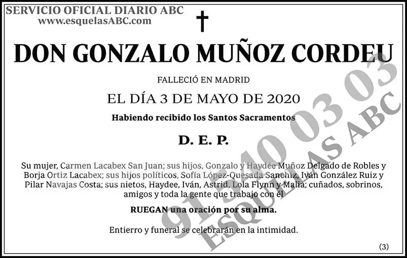Gonzalo Muñoz Cordeu