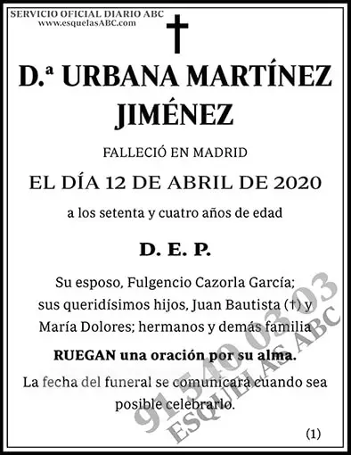 Urbana Martínez Jiménez