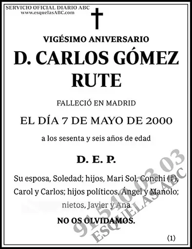 Carlos Gómez Rute