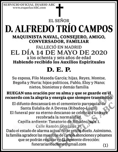 Alfredo Trío Campos