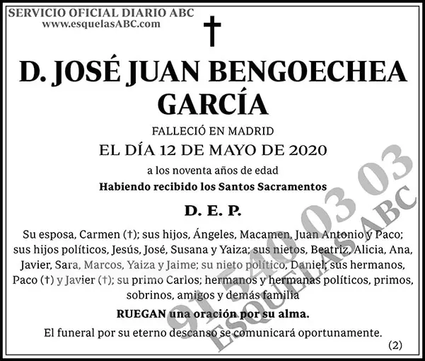José Juan Bengoechea García