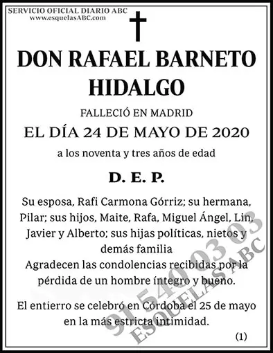 Rafael Barneto Hidalgo