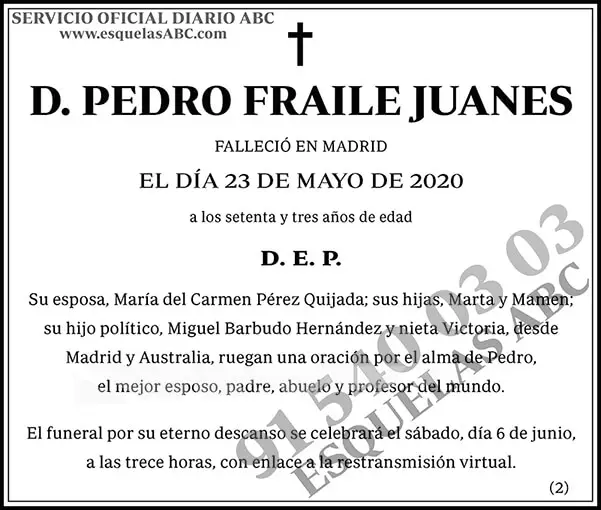 Pedro Fraile Juanes