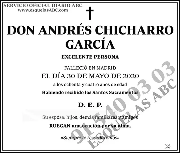 Andrés Chicharro García