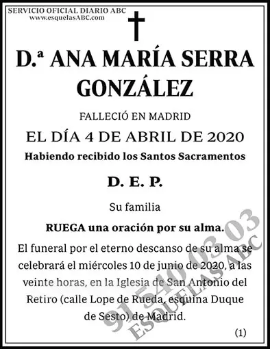 Ana María Serra González