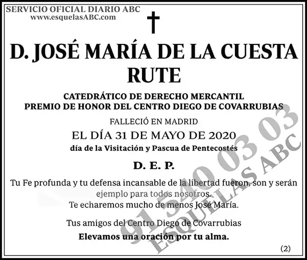 José María de la Cuesta Rute