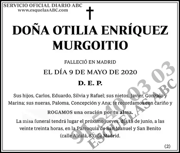 Otilia Enríquez Murgoitio