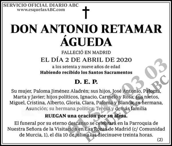 Antonio Retamar Águeda