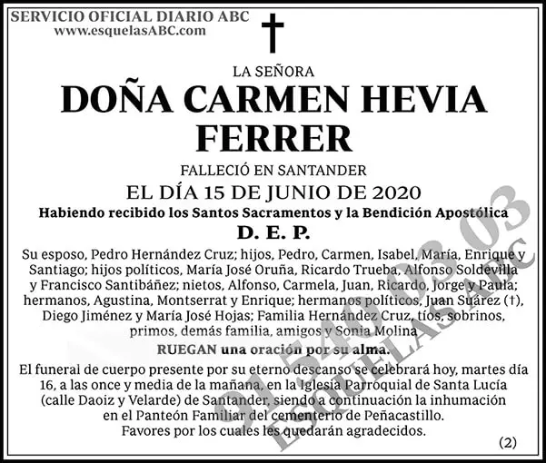 Carmen Hevia Ferrer
