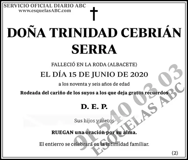 Trinidad Cebrián Serra