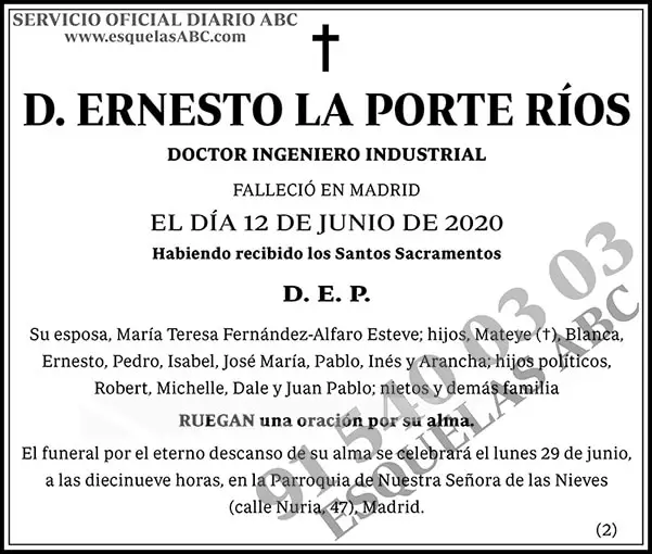 Ernesto La Porte Ríos