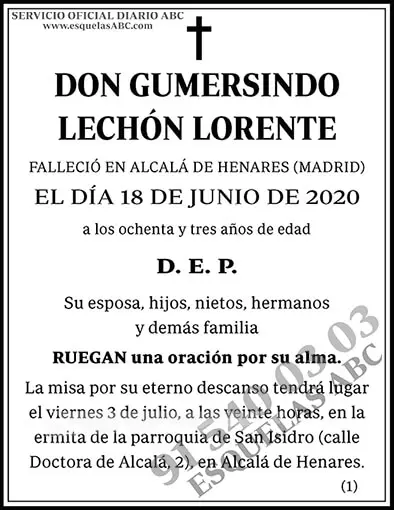 Gumersindo Lechón Lorente