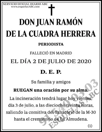 Juan Ramón de la Cuadra Herrera