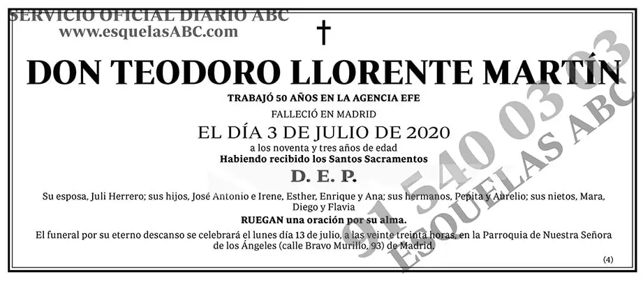 Teodoro Llorente Marín