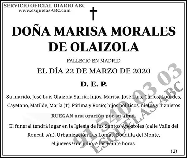 Marisa Morales de Olaizola