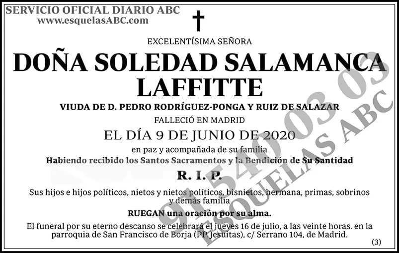 Soledad Salamanca Laffitte
