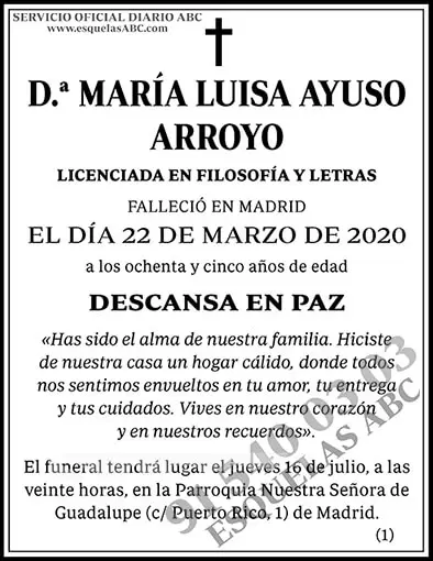 María Luisa Ayuso Arroyo