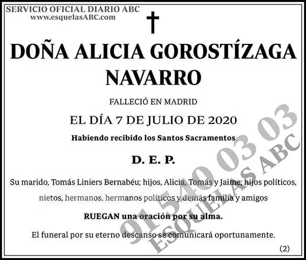 Alicia Gorostízaga Navarro