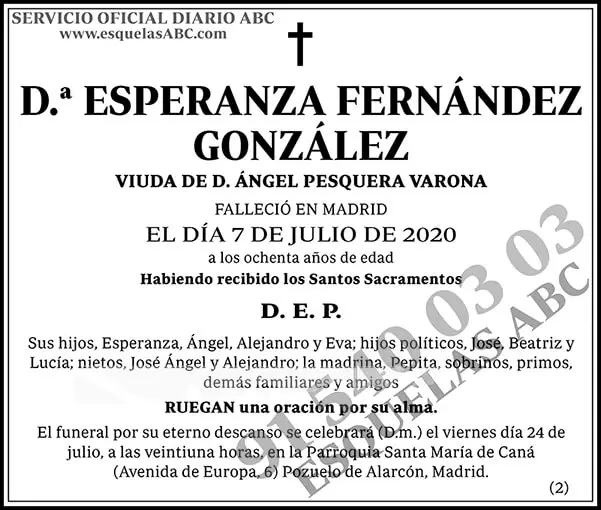 Esperanza Fernández González