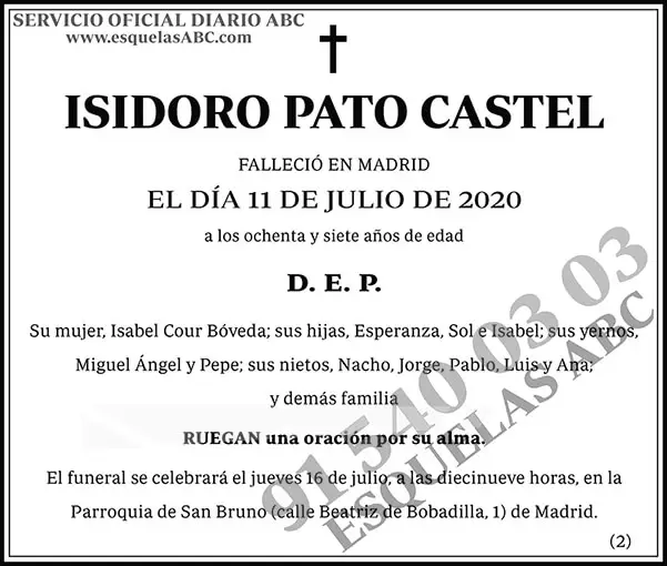 Isidoro Pato Castel