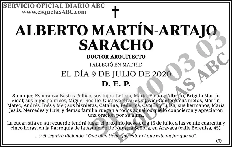 Alberto Martín-Artajo Saracho