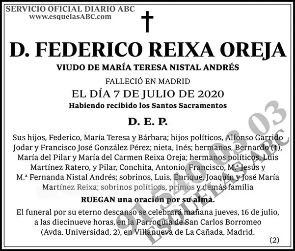 Federico Reixa Oreja