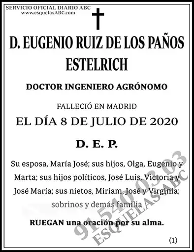 Eugenio Ruiz de los Paños Estelrich
