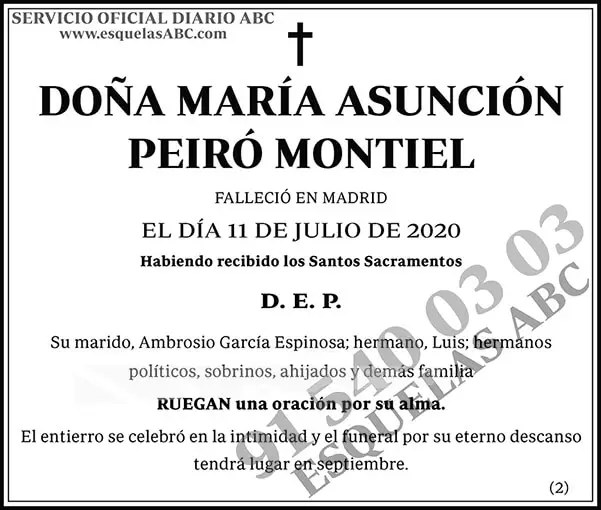 María Asunción Peiró Montiel