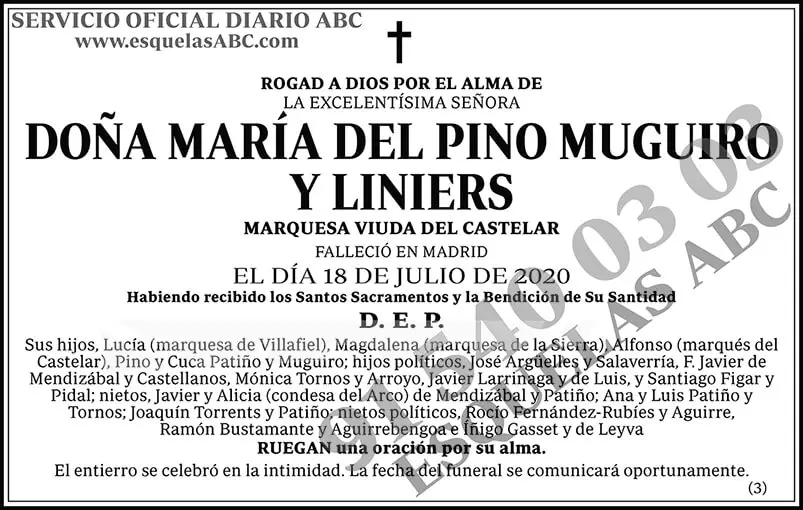 María del Pino Muguiro y Liniers