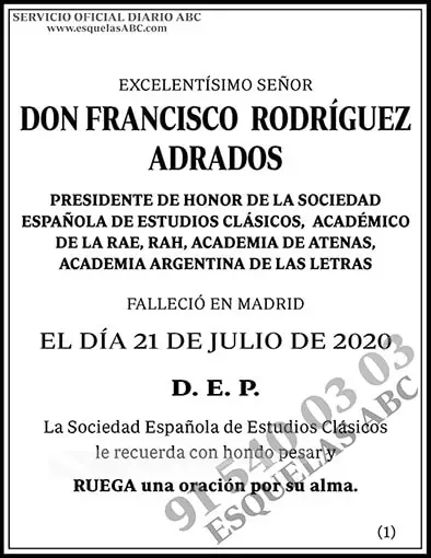 Francisco Rodríguez Adrados