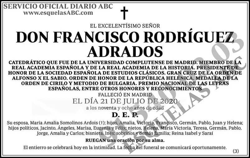 Francisco Rodríguez Adrados