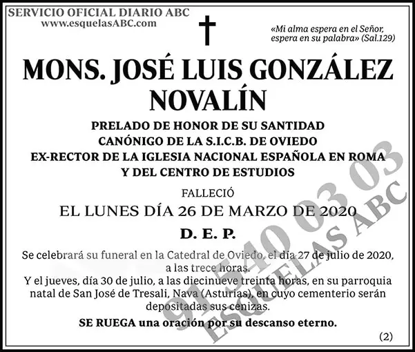 José Luis González Novalín