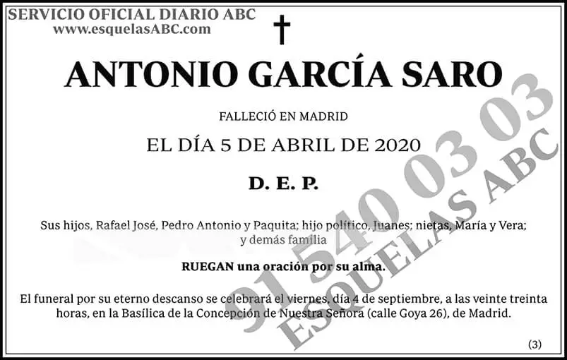 Antonio García Saro