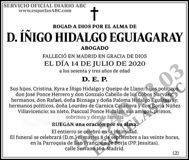 Íñigo Hidalgo Eguiagaray