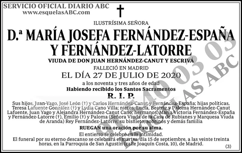María Josefa Fernández-España y Fernández-Latorre