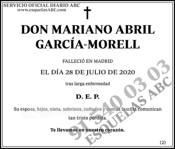 Mariano Abril García-Morell