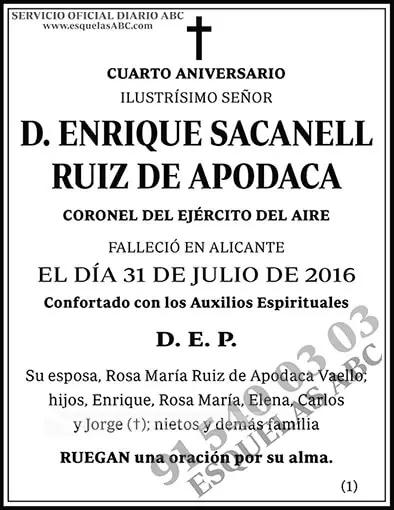 Enrique Sacanell Ruiz de Apodaca