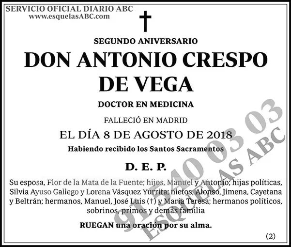 Antonio Crespo de Vega