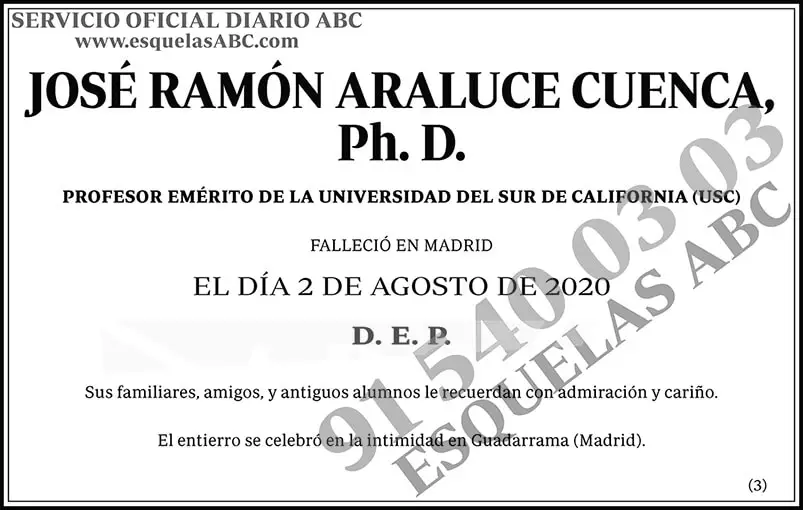 José Ramón Araluce Cuenca