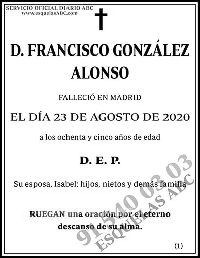 Francisco González Alonso