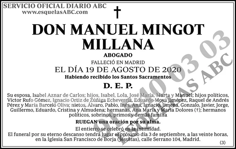 Manuel Mingot Millana