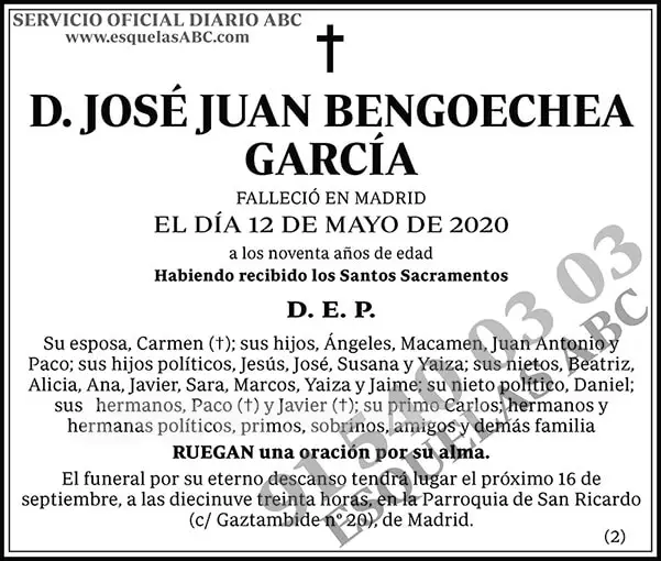 José Juan Bengoechea García