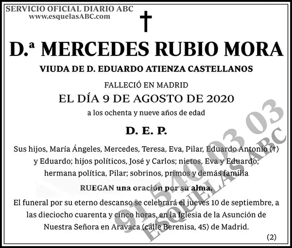 Mercedes Rubio Mora