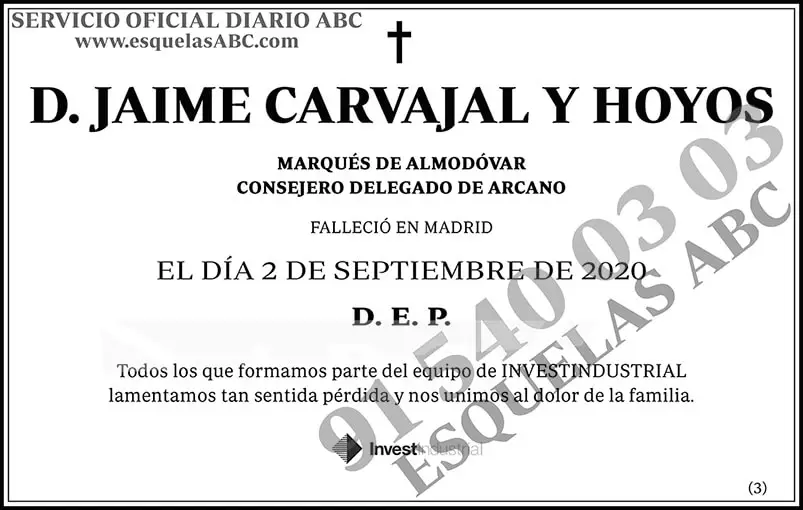 Jaime Carvajal y Hoyos