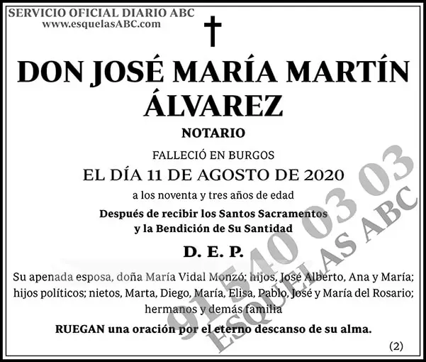 José María Martín Álvarez