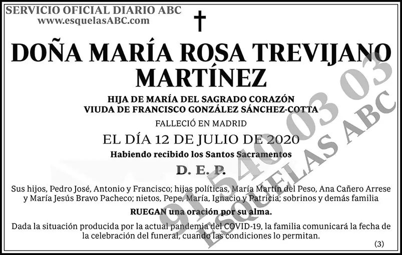 María Rosa Trevijano Martínez